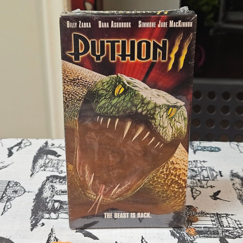 Python II: The Beast Is back (VHS, 2002) New Sealed Promo Screener Copy